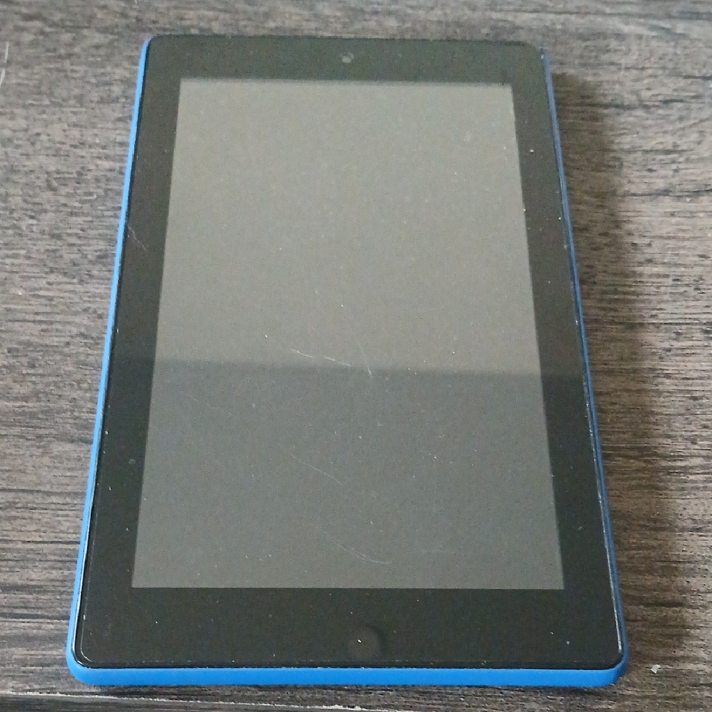Amazon Fire 7th Gen Kindle Tablet- Blue